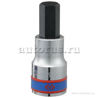 Насадка, бита торцевая 1/2, HEX, 4 мм, L 60 мм KING TONY 402504
